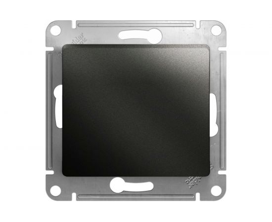 1-клавишный механизм переключателя Schneider Electric скрытой проводки Glossa 10А IP20 6а 10AX антрацит GSL000761 