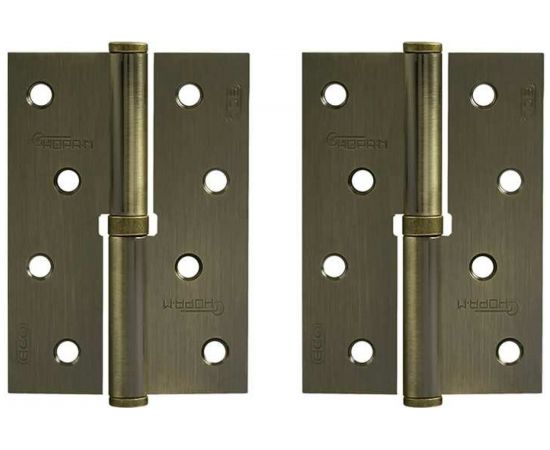 Петля НОРА-М ЕСО 750-4""-FHP-ECO брон.покр. левая 100х70х2,5 15440 