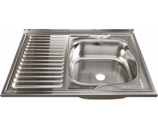 Мойка mixline 60х80х16 см, 0.4, правый выпуск 1 1/2 527971 
