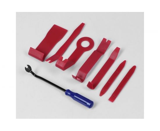 Инструмент для разбора пластика в авто СИМАЛЕНД усиленный, набор 8 предметов 4336121 