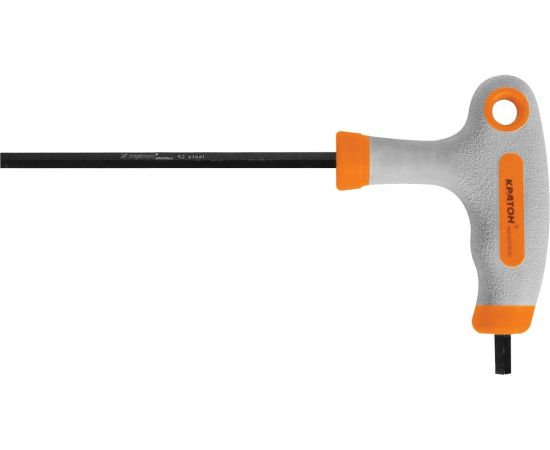 Шестигранный Т-образный ключ 4 мм Кратон INDUSTRIAL 2 19 03 002 