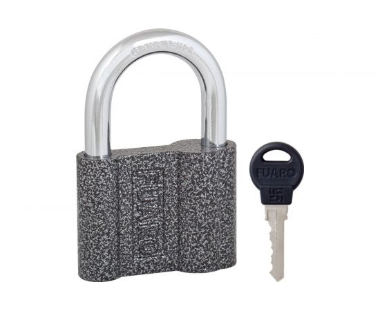 Навесной замок Fuaro PL-4080 80 мм 3 англ. кл. БЛИСТЕР 26355 
