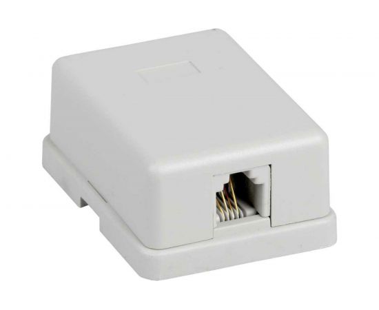 Настенная розетка IEK ITK RJ12, категория 3 UTP, 1-порт CS2-3C3U-12 