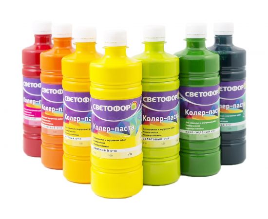 Колер-паста Светофор №81 красно-коричневый 2.5л ЗОР00007045 