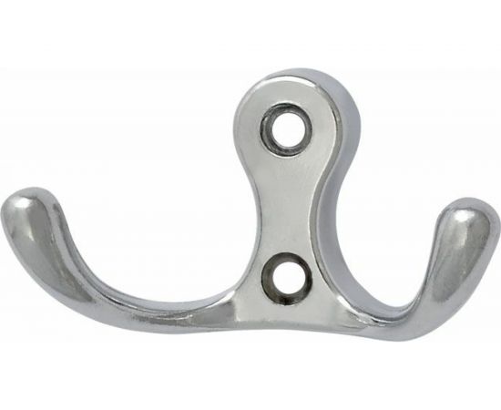 Крючок-вешалка НОРА-М № 9 2-х рож. хром 14311 