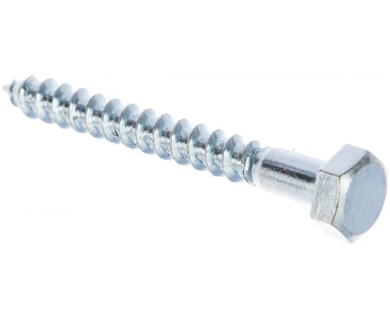 Сантехнический шуруп с ШГ ЕВРОПАРТНЕР DIN 571 Zn 10х90 2шт. 5 0962 1 – изображение 2