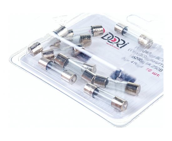 Плавкая вставка DORI Н520Б 6А 250В 10 шт 41016 – изображение 2