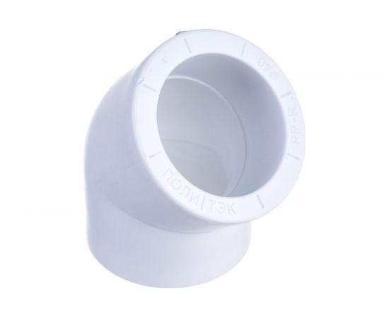 Угольник 45° Политэк ПП d=40 9400004045 – изображение 2