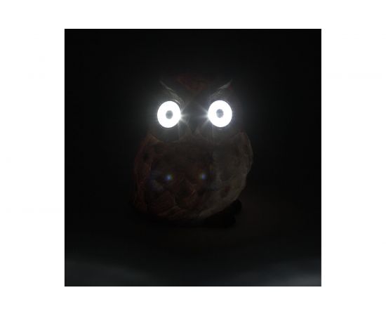 Садовый светильник ЭРА ERAFYS0111 Филин, рыжий, на солнечной батарее Б0044843 – изображение 2