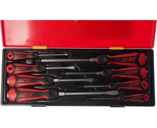 Набор усиленных отверток в ложементе, 8 предметов JTC K7085 – изображение 2