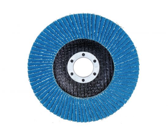 Круг лепестковый торцевой циркониевый плоский (125 мм; P80) FIT 39974 – изображение 2
