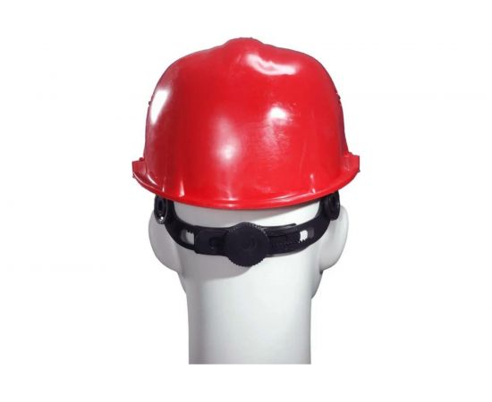 Защитная каска с храповым механизмом ИСТОК красная 20009 – изображение 2