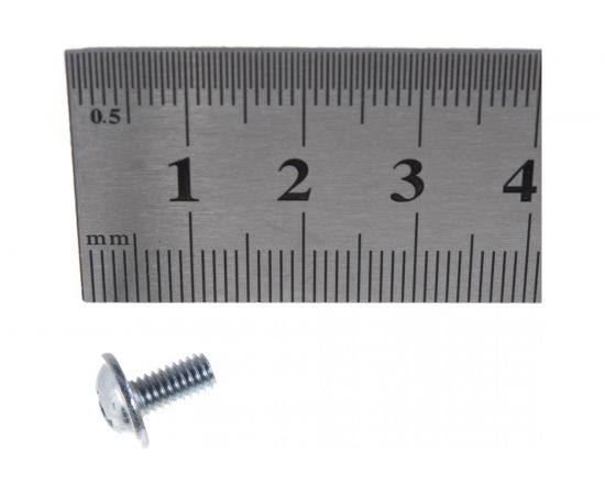 Винт с прессшайбой КРЕП-КОМП шлиц KOMBI DIN967 4х8 200шт вм48мф – изображение 3