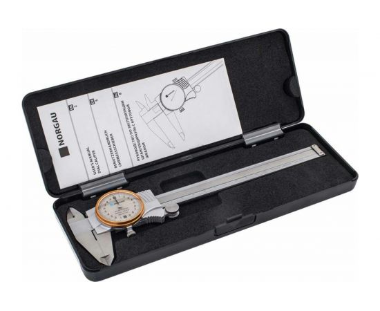 Штангенциркуль с круговой шкалой NORGAU 150мм-0,02мм 040027015 – изображение 3