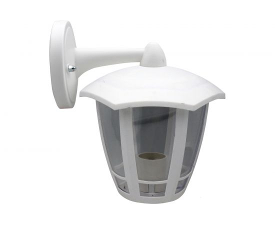 Садово-парковый светильник ЭРА 6 граней, белый, настенный, вниз Б0051198 – изображение 3