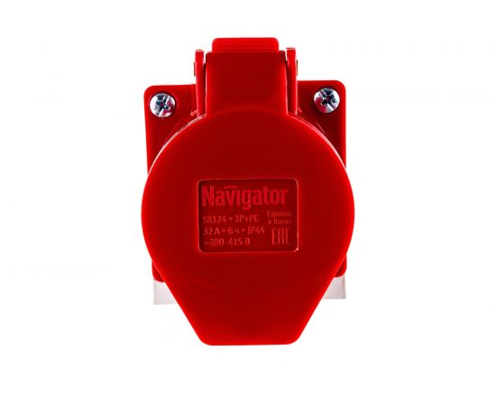 Розетка Navigator 14 298 NCA-SR124-32-380 стационарная наружная 32А 3P+PE IP44 14298 – изображение 3