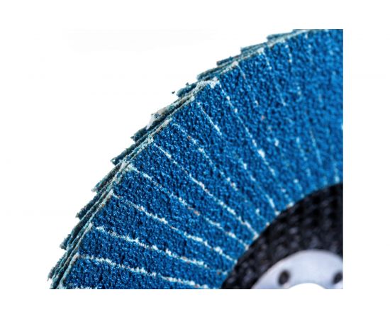 Круг лепестковый торцевой циркониевый плоский (125 мм; P80) FIT 39974 – изображение 3