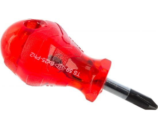 Укороченная отвертка с крестообразным шлицем KRAFT Phillips 6х25мм Ph2 IZELTAS 4130180625 – изображение 3