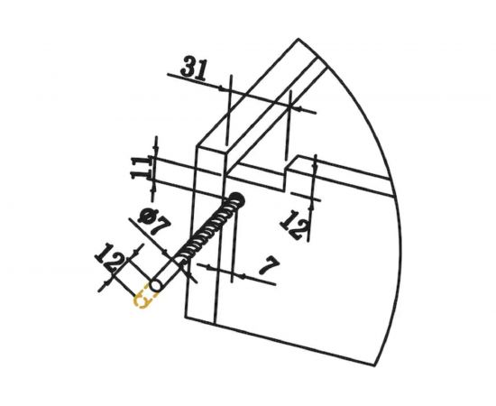 Направляющие WURTH EcoSlide скрытого монтажа, полн. выдвиж. L550 мм, 30 кг 0684250263961 10 – изображение 3