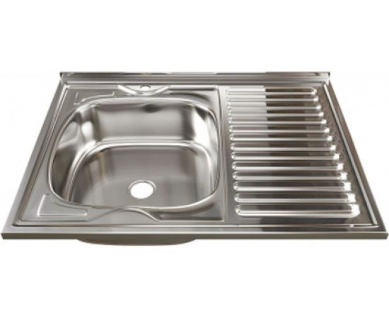 Мойка mixline 60х80х16 см, 0.4, правый выпуск 1 1/2 527971 – изображение 3