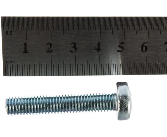 Винт КРЕП-КОМП полуцилиндрическая головка, цинк DIN7985 8х45 10шт вц845мф – изображение 3