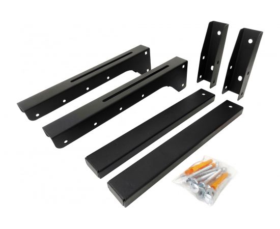 Черный кронштейн для СВЧ печи EMBODIMENT толщина 1.2 мм EMB-MW-S-B – изображение 4