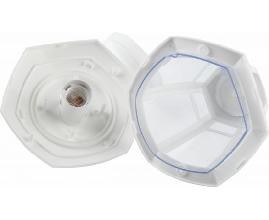 Садово-парковый светильник ЭРА 6 граней, белый, настенный, вниз Б0051198 – изображение 4