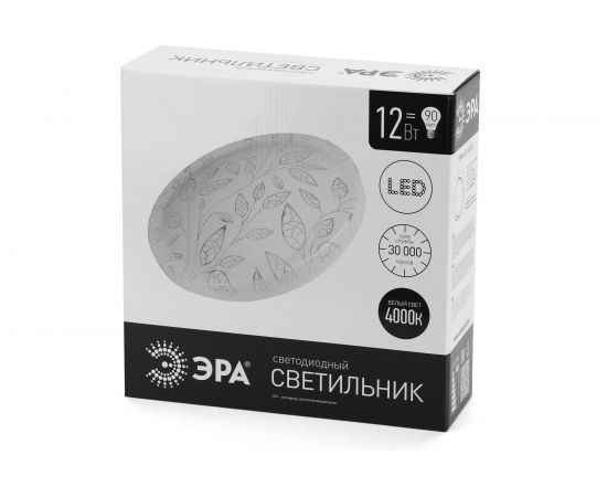 Бытовой светильник ЭРА SPB-6-12-4K C светодиодный 12Вт 4000K 960Лм Сюзи 263x86 Б0019808 – изображение 4