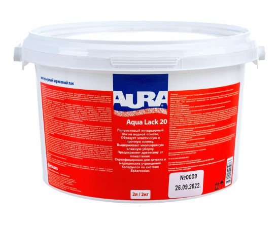 Лак Aura Aqua Lack 20 2 л L0019 – изображение 5