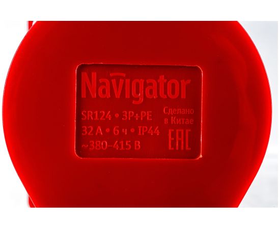 Розетка Navigator 14 298 NCA-SR124-32-380 стационарная наружная 32А 3P+PE IP44 14298 – изображение 6
