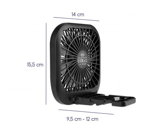 Автовентилятор Alca USB, трехскоростной, 5 В 524200 – изображение 7