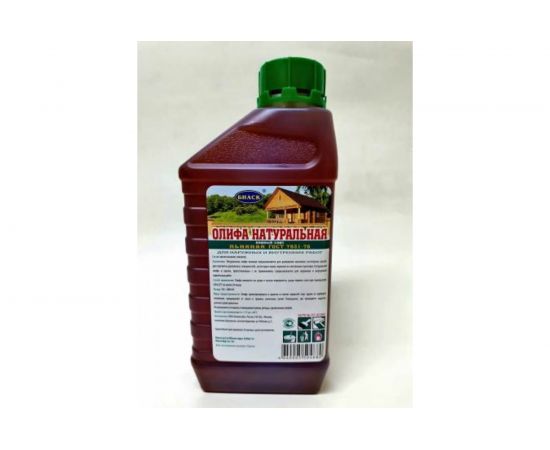 Олифа натуральная льняная БИАСК 1 л ОЛ-1/0,94кг ПК 