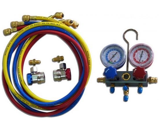 Манометрический коллектор для фреона R134a МАСТАК 105-20001 