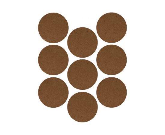 Самоклеящиеся подкладки для мебели FIT круглые 25 мм, 9 шт. войлок 67517 
