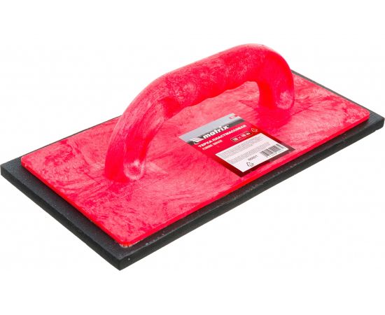 Пластмассовая терка 280х140 мм, резиновое покрытие MATRIX 86801 