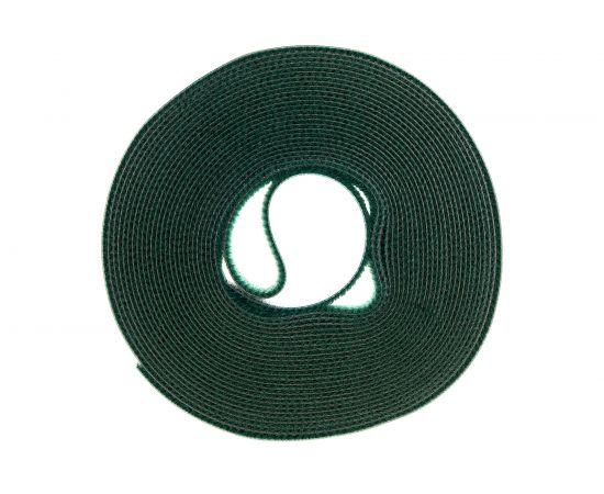 Стяжка-липучка NIKOMAX нарезаемая, в рулоне 5 м, ширина 9 мм, зеленая NMC-CTV05M-09-RL-GN 
