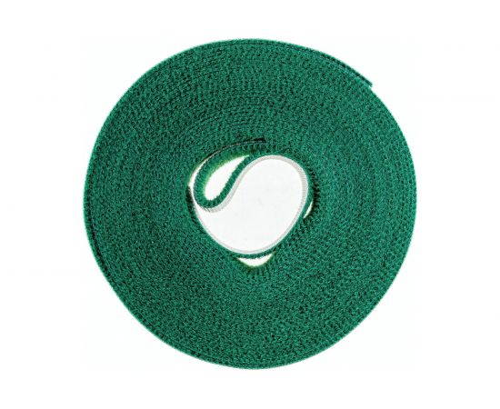 Стяжка-липучка NIKOMAX нарезаемая, в рулоне 5 м, ширина 25 мм, зеленая NMC-CTV05M-25-RL-GN 