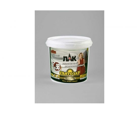 Акриловый лак Finlux Святозар-98 ЛЮКС бесцветный, полуглянцевый для наружных и внутренних работ 4603783205981 