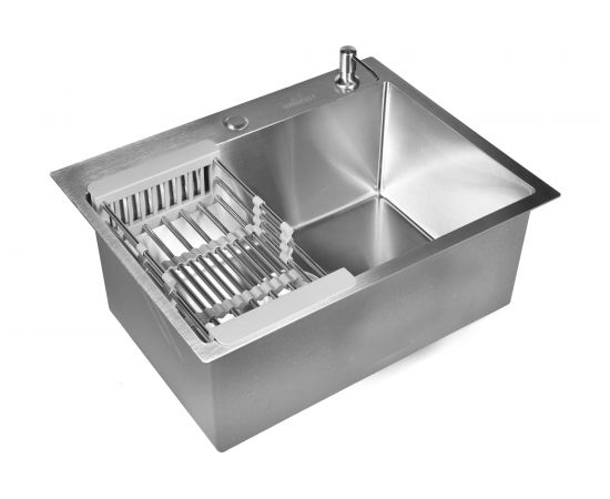 Комплект кухонная мойка из нержавеющей стали WISENT W35848/W302644/W405A/GER010 – изображение 18