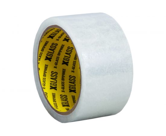 Упаковочная клейкая лента X-Glass прозрачная, 50 мм х 180 м (э), арт. 05105 УТ00000102 – изображение 2