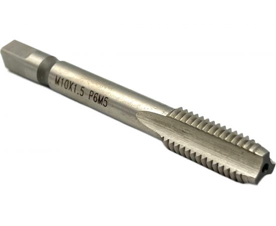 Машинно-ручной метчик TORNERI М10х1.5 Р6М5 для глухих отверстий 028765 – изображение 2