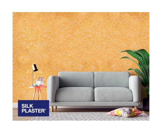 Жидкие обои Absolute Золотисто-бежевый 1.053 кг Silkplaster A221 – изображение 2