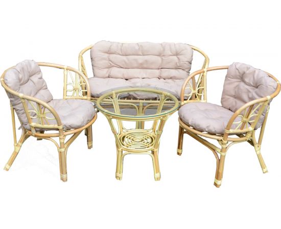 Набор мебели с подушкой Garden story Багамы медовый/бежевые CV-B01H – изображение 2