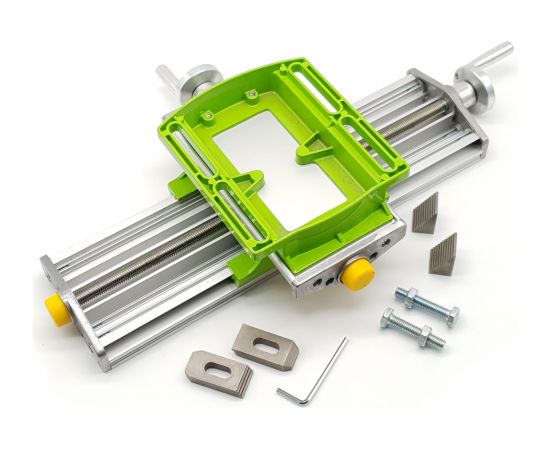 Стол координатный алюминиевый с прижимами (330x95 мм) ТЕХНОРЕАЛ МА320352011 – изображение 2