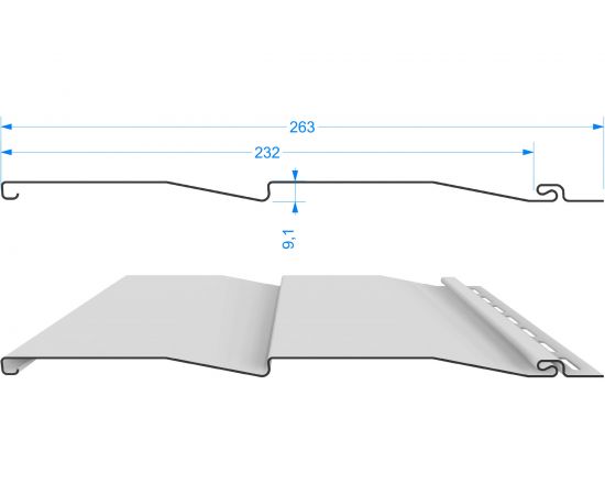 Сайдинг Docke Standard D4,5D крем-брюле PSSC-1041 – изображение 2