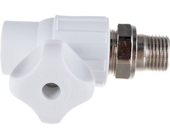 Шаровой кран для радиатора Политэк прямой ПП 20х1/2 9910012012 – изображение 2