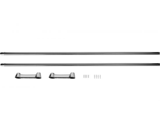 Карниз для ванной комнаты VIDAGE телескопический двойной, 125-225 см, сталь, цвет: хром 1305015 – изображение 3