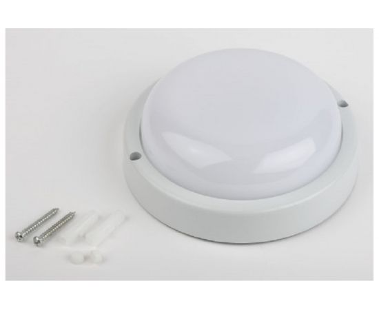 Светодиодный настенно-потолочный ЖКХ светильник ЭРА SPB-201-0-40K-018 IP65, D 210 мм, матовый, Б0054579 – изображение 3