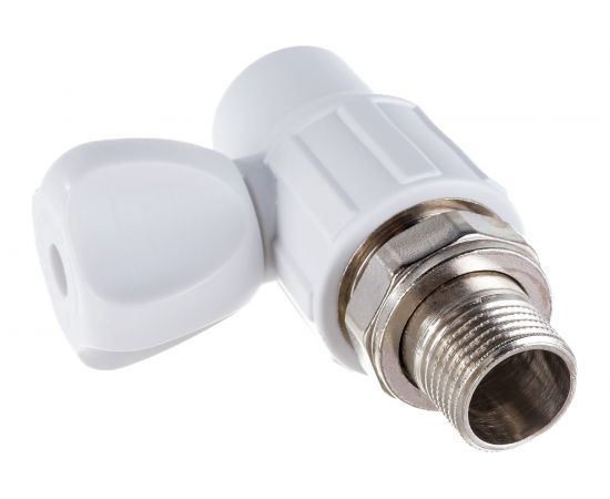 Шаровой кран для радиатора Политэк прямой ПП 20х1/2 9910012012 – изображение 3