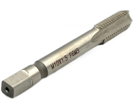 Машинно-ручной метчик TORNERI М10х1.5 Р6М5 для глухих отверстий 028765 – изображение 3